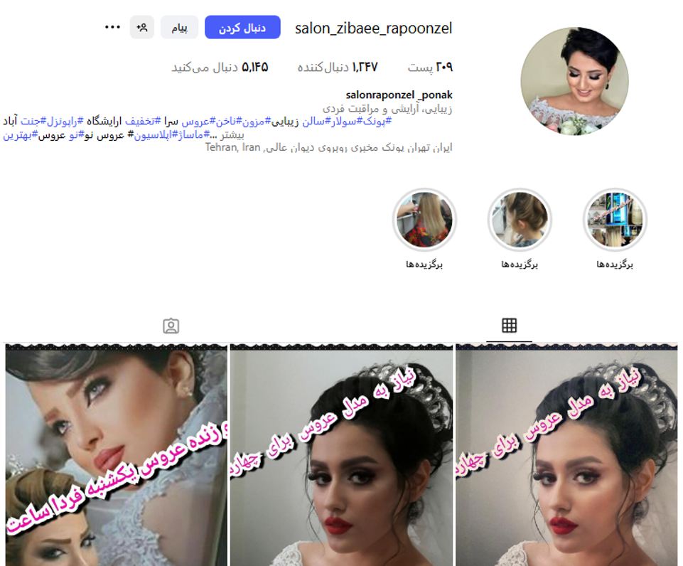 آرایشگاه راپونزل پونک