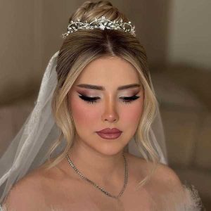 ميكآپ عروس آرایشگاه هرمین کرمانشاه